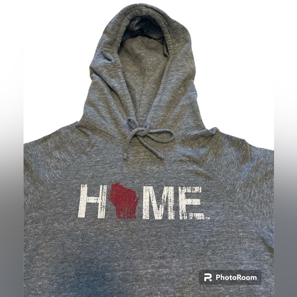 Comfy Wisconsin Home Hoodie. Sz Medium. Great Condition. - Picture 2 of 6
